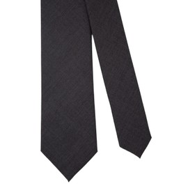 Maneragram Mannergram Soft Solid Charcoal Slim Tie