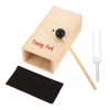 Dreld A=440Hz Tuning Fork Guitar Tuner with Resonator Box Wooden