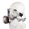 Reusable Half Face Cover Half Facepieces Cover with Safety Glasses