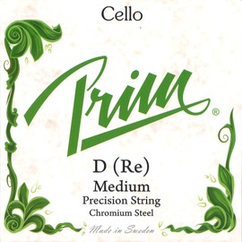Prim Cello Strings Medium D Chrome Steel