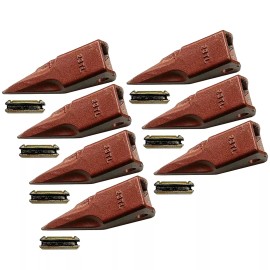 BDI Wear Parts 23 230 Series 23TL Tiger Bucket Digging Teeth Bucket Tooth with 23FP Flex Pins - 23TL+23FP_7 Set