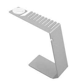 jojofuny Smartwatch Charging Dock and Strap Organizer Stable Cradle with Built Band Holder Space-Saving Design for Easy Charging for Smartwatches Silver