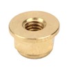 50Pcs Flange Nut Pure Copper Lock AntiSkid AntiLoose Fasteners Set