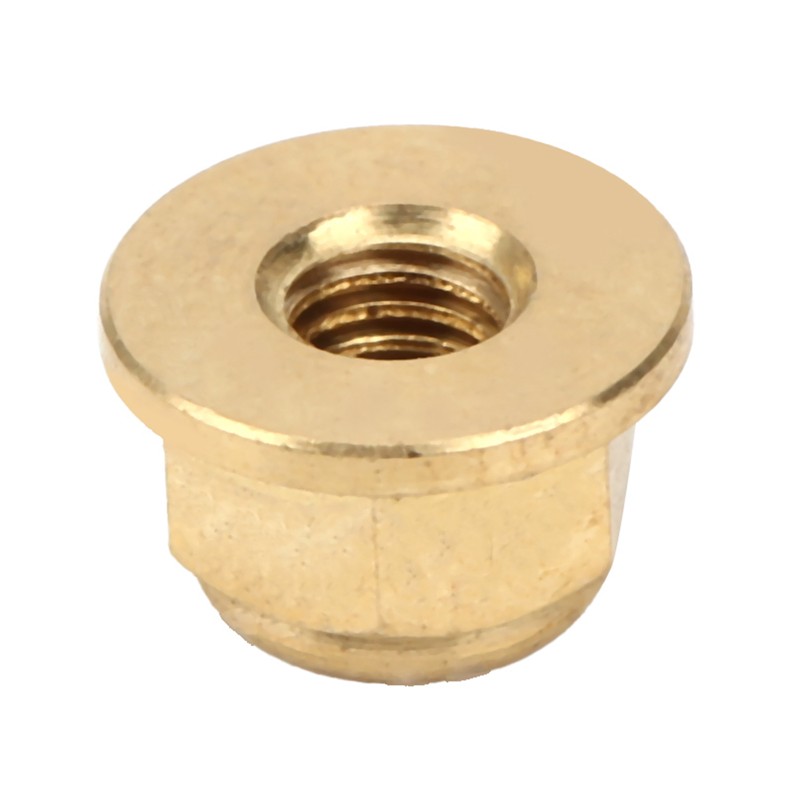 50Pcs Flange Nut Pure Copper Lock AntiSkid AntiLoose Fasteners Set
