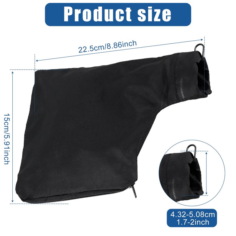 Abizarch 2Pcs Dust Collection Bag for 225 Model Mitre Saws