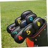 SUPVOX 9Pcs Colorful Club Covers PU Putter Head Covers for