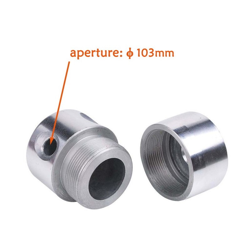 Swnkdg Aluminium Lawn Strimmer Head, Double Line Head, Thread Spool,
