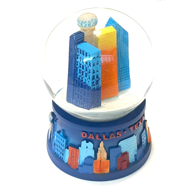 Generic Dallas Texas Snow Globe Dallas Skyline