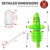 12 PCS Bottle Pourers And 12 PCS rubber pourers dust