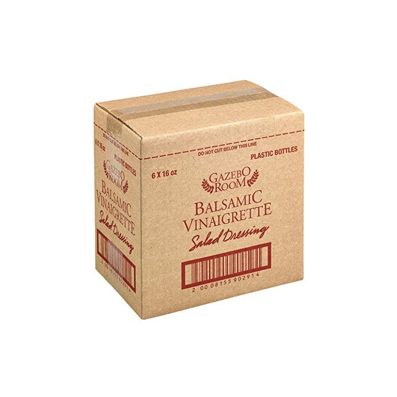 Gazebo Room Balsamic Vinaigrette Salad Dressing and Marinade 16 Oz