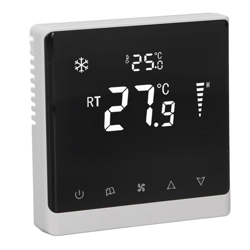 Air Conditioning Fan Thermostat Home Touchscreen Thermostat Panel Temperature Controller