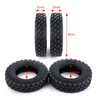 RC-Hub 4pcs Rubber Tamiya Wheels Tires 22mm/25mm Wheel Tire for