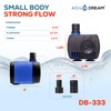 Aqua Dream 90 GPH Submersible Pump(300/H,2.5W) Ultra Quiet Adjustable Water