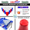 PARTYPONG 8-Foot Folding Party Table w/Music Sync LED Lights, Free