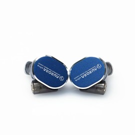 HiFiGo ROSE Technics Aurora Ultra 1 Planar + 1Dynamic Driver wired earbuds, expertly designed sound technology and a comfortable fit to unleash the ultimate HiFi experience (Blue, +RZ200m)