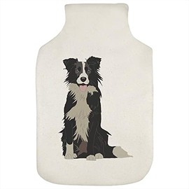 'Border Collie' Hot Water Bottle Cover (HW00022720)