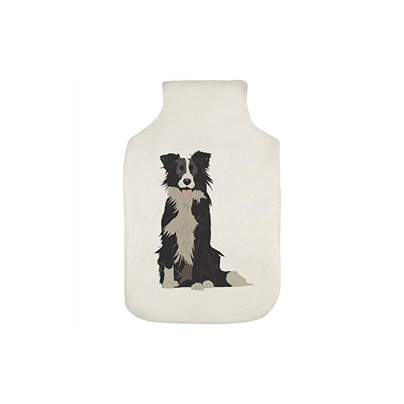 'Border Collie' Hot Water Bottle Cover (HW00022720)