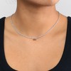 Nuragold 10k White Gold Dainty 1.5mm Rope Chain Diamond Cut
