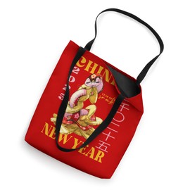 2025 Chinese New Year Snake Women Girls Colorful Cute Tote Bag