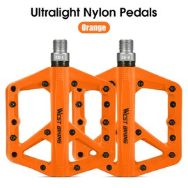 Ultralight Nylon Bicycle Pedals 2 Sealed Bearings Bike Pedals AntiSlip Waterproof Wide Bike Pedals Cycle Accessories