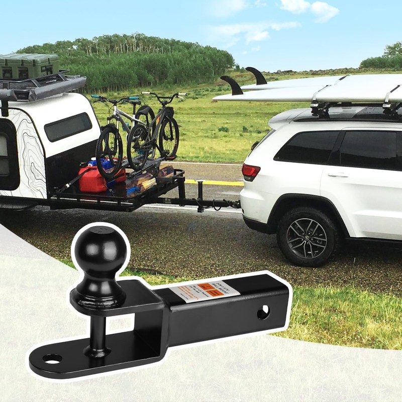 Donext ATV/UTV Trailer Hitch, Towing Ball Mounts with 2" Ball,