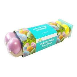 Huevos De Pascua Con Gises Para Pintar DIY, 12 Huevos de Plastico Didactico, Decoracion Manualidades Busqueda de Pascua