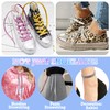 WEGOODZF Flat Glitter Shoe Laces: Metallic Sparkle Shoelaces for Sneakers