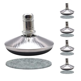 Chair Optional Fixing Legs Casters Fixed Chair Casters Replacement Set of 5 Chair Refills Office Chairs Gaming Chairs Executive Chair with Felt Protective Pad (Height 15+3mm) (Short Style)