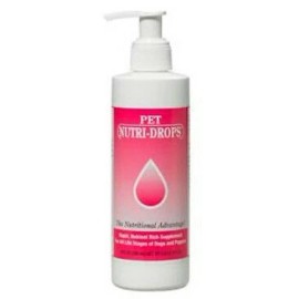 Bovidr Pet Nutri Drops with Pump 8 oz Nutrition Supplement Dog Puppy Stress