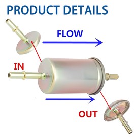 TOJIO FG1083 Fuel Filter Fit for Ford F-150 F-250 F-350 F-450 F-550 F-650 F750, For Mercury MOUNTAINEER ﻿, Replaces# GF796, 33243, G10166, 2C5Z-9155-AA