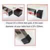 Antrader 1 Inch x 1 Inch Square PVC Covers Furniture