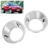 2pcs Car Front Fog Light Lamp Cover Trim Ring ABS