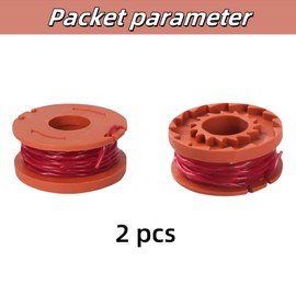 Dcszgzw Spool Replacement Parts,2 PCS Compatible with worx Lawn Trimmers Replace CGT183A CGT18LA1 WG180 WG150 WG152 WG153 WG163 WA0010 Trimmer Spools(8 Spool)