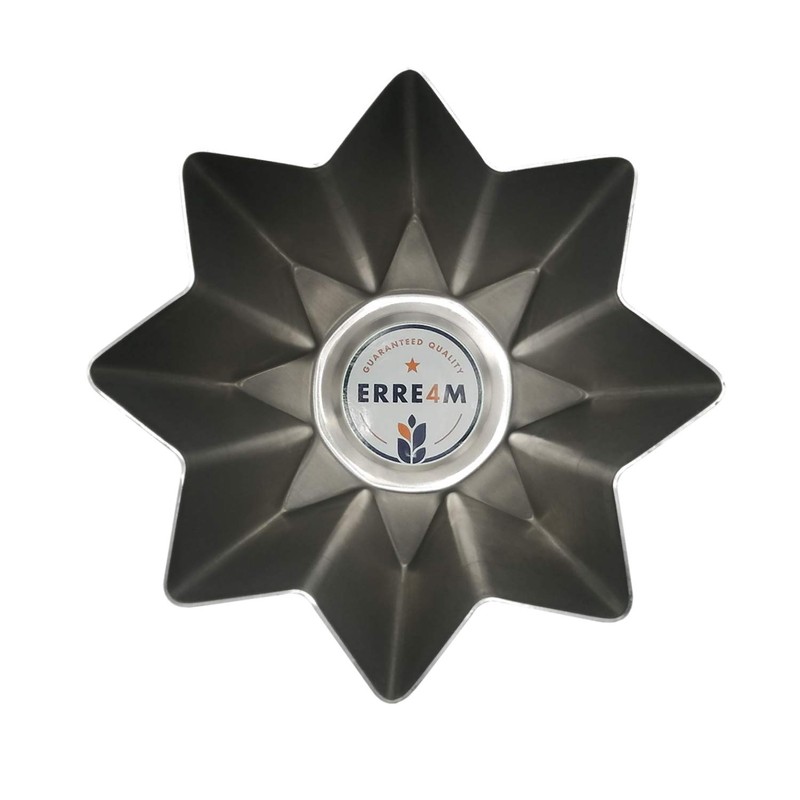 Erretre Srl Professional Baking Mould for Pandoro 1000 g Aluminium