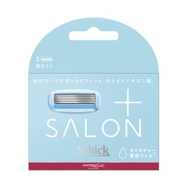Schick Hydro Silk Salon Plus Replacement Blades (3 Pieces) with Skin Guard for Women, White, 1 Piece