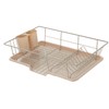 Sweet Home Collection Space-Saving 3-Piece Dish Drainer Rack Set: Efficient