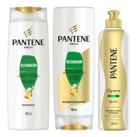 Pantene Restauración 400ml Shampoo Acondicionador Crema