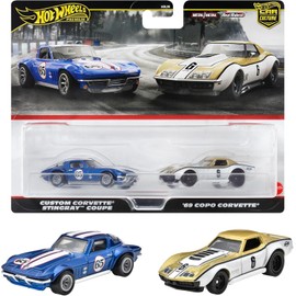 Hot Wheels HRR80 Premium 2 Pack '69 COPO Corvette/Custom Corvette Stingray Coupe