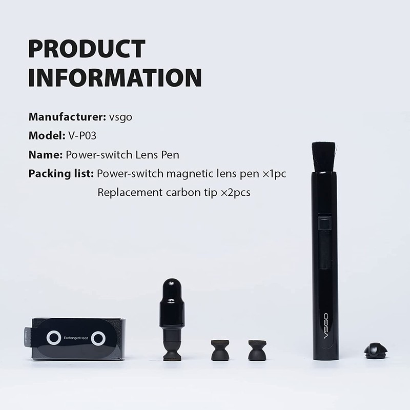VSGO V-P03E Power Switch Lens Cleaning Pen AR VR Glasses