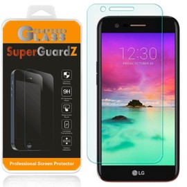 [3-Pack] for LG K20 V / K20V (Verizon) - SuperGuardZ Tempered Glass Screen Protector [Lifetime Replacement], 9H, 0.3mm, 2.5D Round Edge, Anti-Scratch, Anti-Bubble