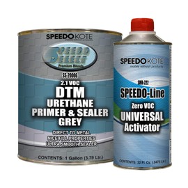 Speedokote DTM 2.1 voc Grey Urethane Primer & Sealer gallon kit, 4:1 mix, SS-2000G/SMR-222