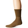 Thorlos Men's Mb Max Cushion Military Crew Socks, Brown, Medium
