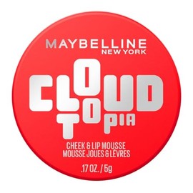 Maybelline Cloudtopia Blush para mejillas y labios,14H, tono carmesí divino