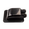 LINKSOLAR Weatherproof ABS Solar Double Cable Entry Gland,Curved Cable Connector