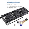 GDSTIME PCI Slot Fan 3 x 90mm 92mm Graphic Card