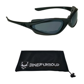 Bikershades Motorcycle Biker Safety Day Riding Sunglass Foam Padded Men Wind Dust Resistant