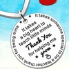 Teacher Appreciation Gifts Keychain, Teacher Gifts for Women Men, Keychain