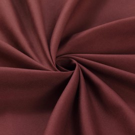 BESTRIPES Extra Long Fabric Shower Curtain, Burgundy Ombre Microfiber Cloth Shower Curtains for Bathroom, Modern Waterproof Bathroom Curtains, 72" W x 84" H