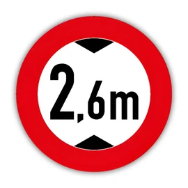 XXL Sticker Traffic Sign Height 2 m Vehicles StVO Sign Film Diameter 40-100 cm Made in Germany Size: Diameter 100 cm