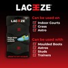 LACEEZE Bands Max size 3 PACK black bands fits shoe